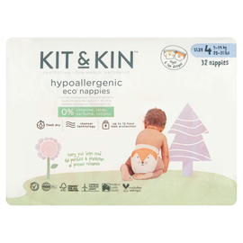 Kit & Kin Eco Nappies, Size 4 (9-14kg) - Image 1