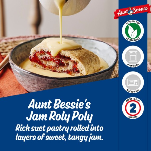 Aunt Bessie's Jam Roly Poly 300g thumbnail 3
