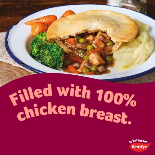 Birds Eye 4 Shortcrust Chicken Pies 620g thumbnail 2