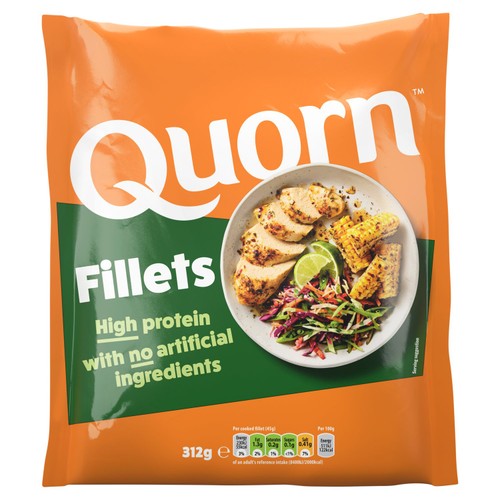 Quorn Vegetarian Fillets x6 312g thumbnail 2