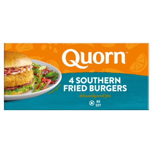 Quorn Southern Fried Vegetarian Burgers x4 252g