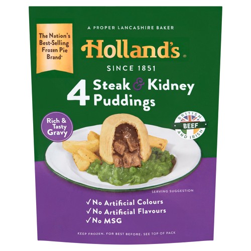 Holland's Steak & Kidney Puddings