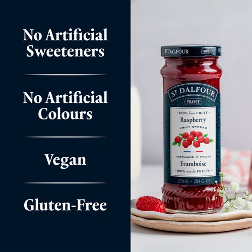 St Dalfour Raspberry Jam 284g thumbnail 4