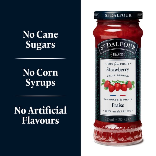 St Dalfour Strawberry Jam 284g thumbnail 2