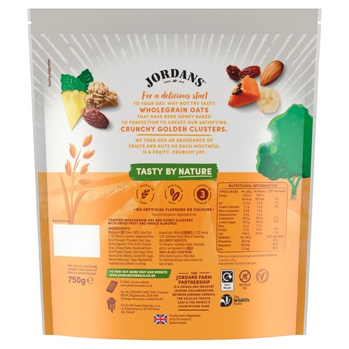 Jordans Crunchy Oat Fruit & Nut Granola Breakfast Cereal thumbnail 2