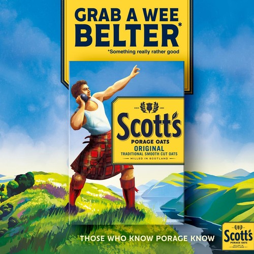 Scott's Porage Original Porridge Oats thumbnail 2