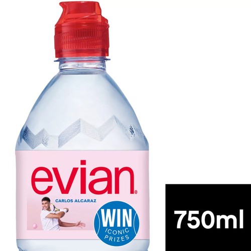 evian Natural Mineral Water Sports Cap