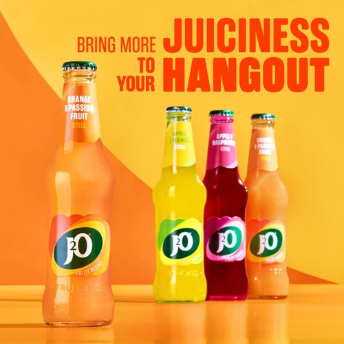 J2O Orange & Passion Fruit 4 Bottles thumbnail 2