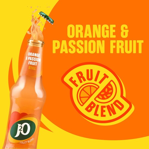 J2O Orange & Passion Fruit 4 Bottles thumbnail 5