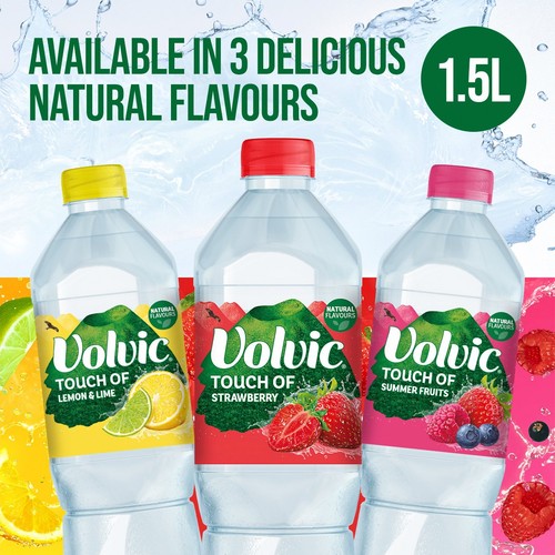 Volvic Touch of Fruit Lemon & Lime Natural Flavoured Water thumbnail 4