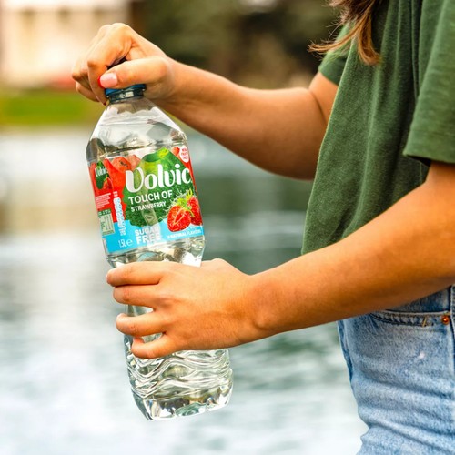 Volvic Touch of Fruit Sugar Free Strawberry Natural Flavoured Water thumbnail 3