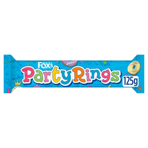Fox's Biscuits Party Rings Tray 125g