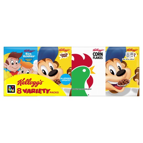 Kellogg's Variety Pack Breakfast Cereal 8x30g thumbnail 2