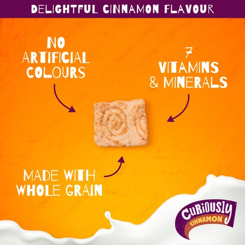 Nestle Curiously Cinnamon Cereal 375g thumbnail 3