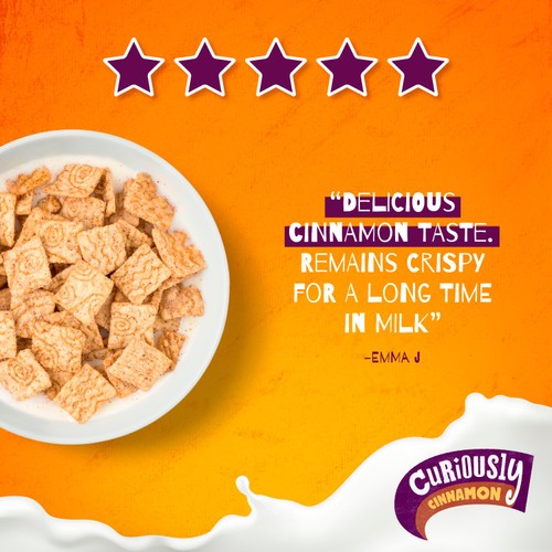 Nestle Curiously Cinnamon Cereal 375g thumbnail 5
