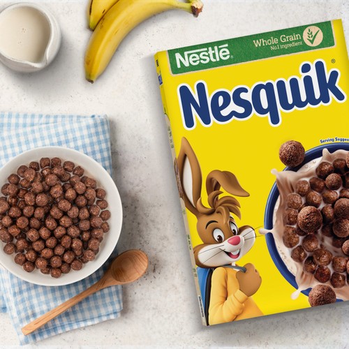 Nestle Nesquik Chocolate Cereal 375g thumbnail 4