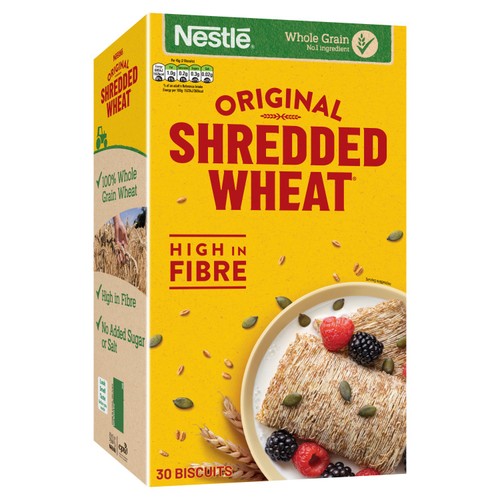 Nestle Shredded Wheat Original Cereal 30 Biscuits 675g thumbnail 2