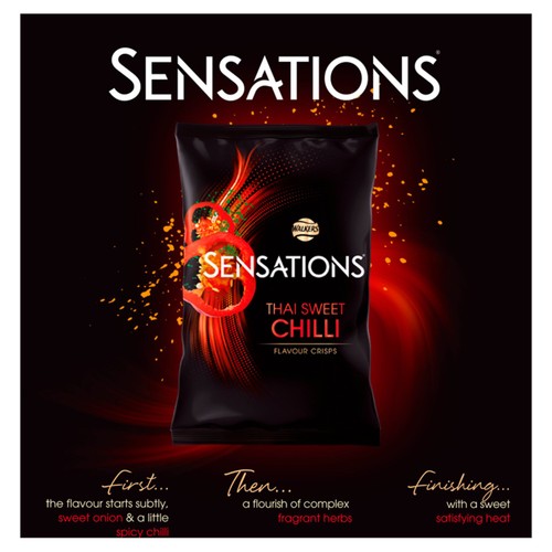Walkers Sensations Thai Sweet Chilli Flavour Crisps thumbnail 3