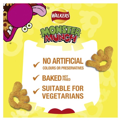 Walkers Monster Munch Roast Beef Multipack Snacks Crisps thumbnail 4