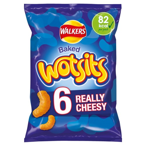 Walkers Wotsits Really Cheesy Multipack Snacks Crisps 6 x 16.5g thumbnail 2