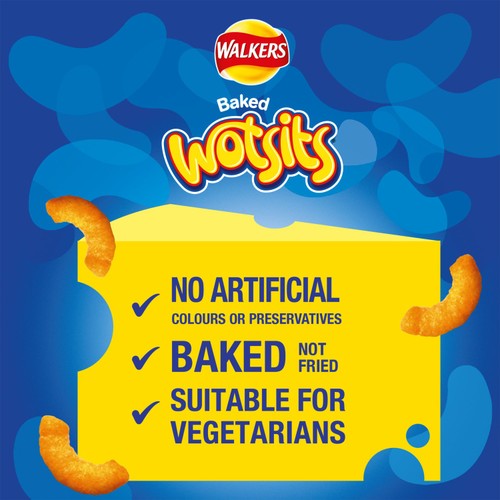 Walkers Wotsits Really Cheesy Multipack Snacks Crisps 6 x 16.5g thumbnail 4