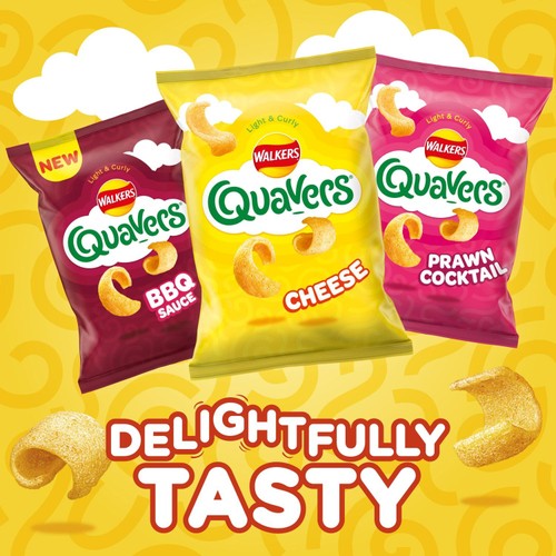 Walkers Quavers Cheese Multipack Snacks Crisps 6 Pack thumbnail 4