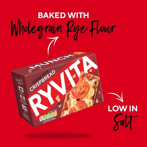 Ryvita Crispbread Dark Rye Crackers  thumbnail 7