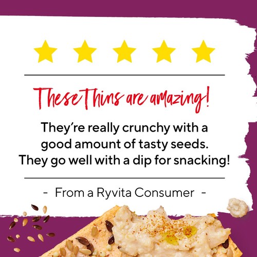 Ryvita Thins Multi-Seed Flatbread Crackers  thumbnail 8