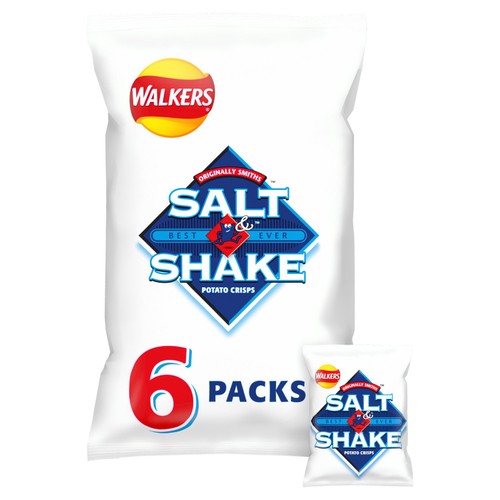 Walkers Salt & Shake Multipack Crisps  thumbnail 2