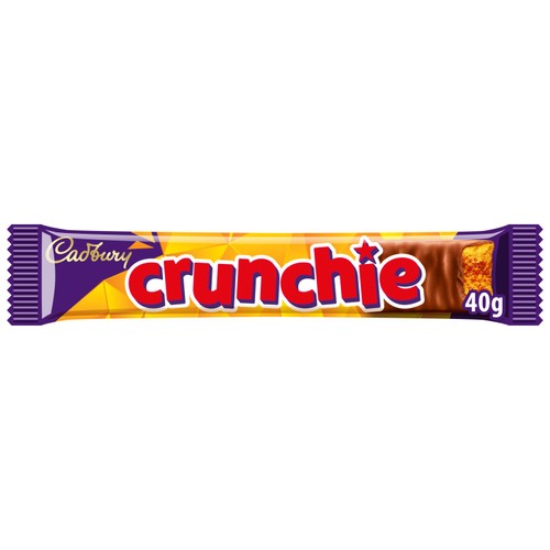 Cadbury Crunchie Chocolate Bar Single