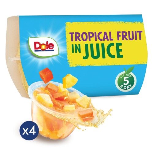 Dole Tropical Fruit In Juice Fruits Snacks 