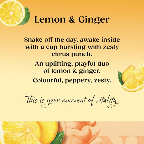 Twinings Lemon & Ginger Tea Bags 80s thumbnail 2