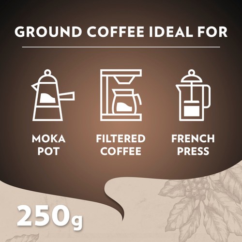 Lavazza Caffe Espresso Ground Coffee   250g thumbnail 4