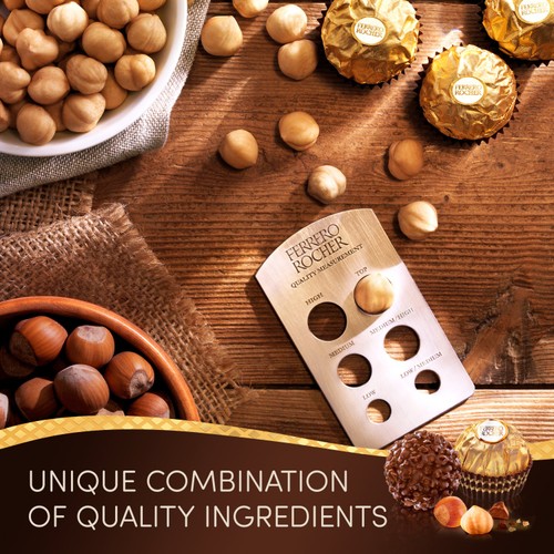 Ferrero Rocher Milk Chocolate Pralines Gift Box 16 Pieces  thumbnail 5
