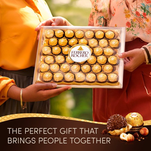 Ferrero Rocher Milk Chocolate Pralines Gift Box 24 Pieces thumbnail 4