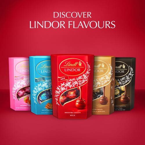 Lindt Lindor Milk Chocolate Truffles Box 200g thumbnail 5