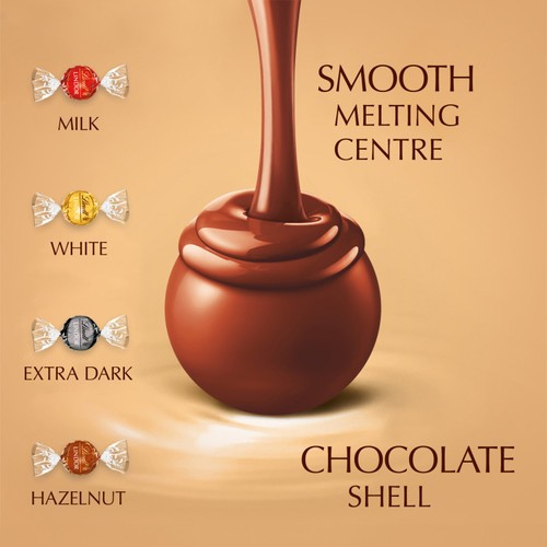 Lindt Lindor Assorted Chocolate Truffles Box 200g thumbnail 3