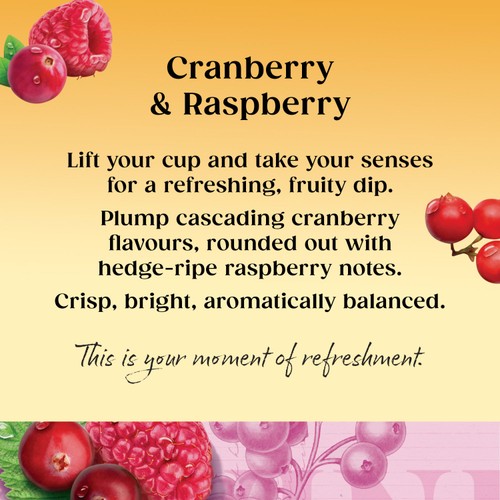 Twinings Cranberry & Raspberry Tea Bags 20s thumbnail 2