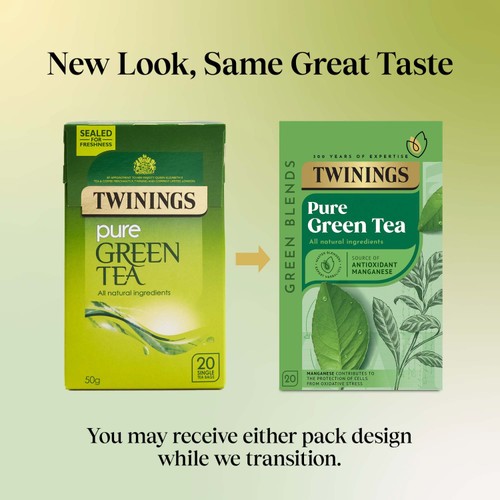 Twinings Pure Green Tea Bags 20s thumbnail 5
