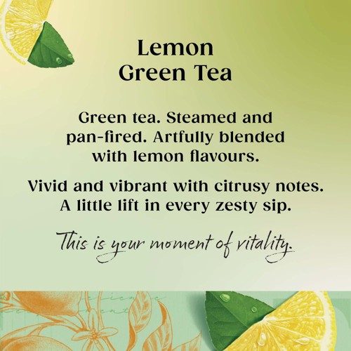 Twinings Lemon Green Tea Bags 20s thumbnail 2