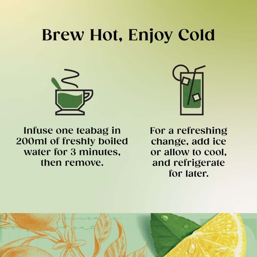 Twinings Lemon Green Tea Bags 20s thumbnail 5
