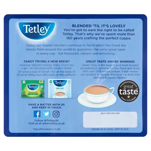 Tetley Tea Bags 160s thumbnail 3