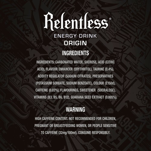 Relentless Origin Energy Drink thumbnail 2