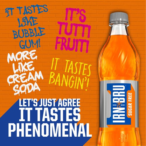 IRN-BRU Sugar Free Soft Drink thumbnail 2
