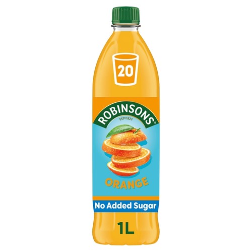 Robinsons Orange Squash No Added Sugar 1L