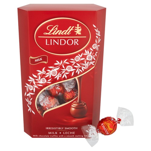 Lindt Lindor Milk Chocolate Truffles Box 337g thumbnail 2