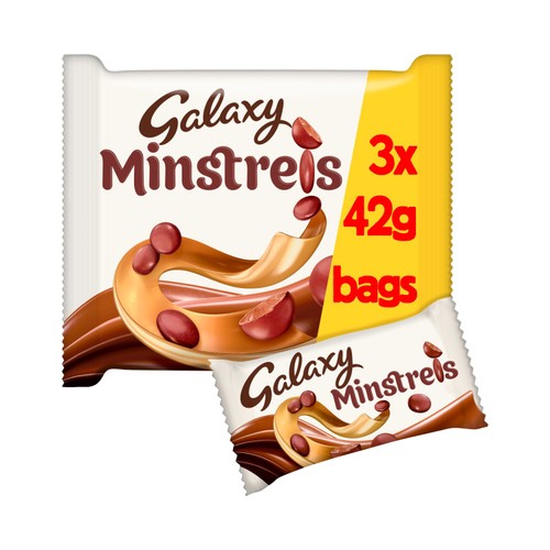 Galaxy Minstrels Milk Chocolate Buttons Bag Multipack 