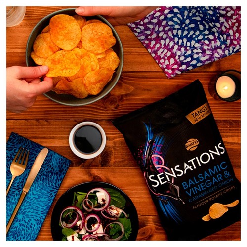 Walkers Sensations Balsamic Vinegar & Caramelised Onion Sharing Crisps thumbnail 2