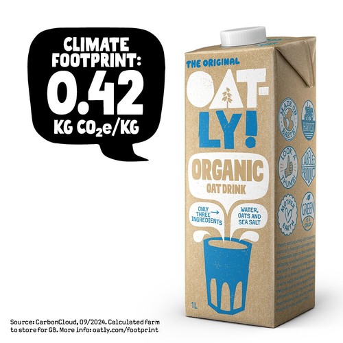 Oatly Oat Drink Organic Long Life 1L thumbnail 2