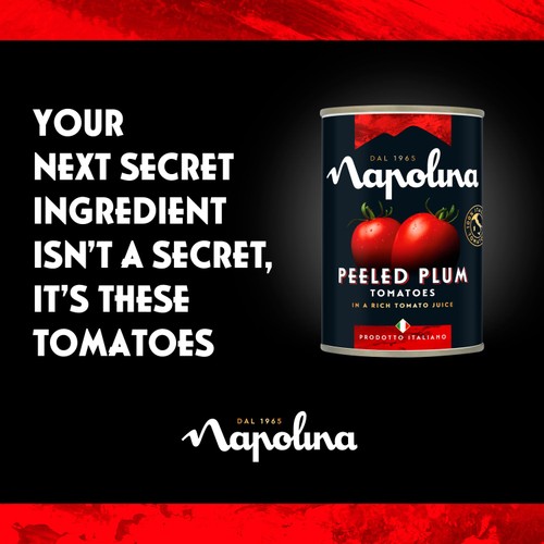 Napolina Peeled Plum Tomatoes in a Rich Tomato Juice  (400g) thumbnail 4